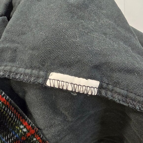 True Grit Black and Red Plaid Casual Button Down Shirt - Picture 6 of 8